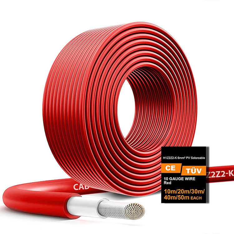 Nízky odpor vodiča 10AWG fotovoltaický drôt 65FT